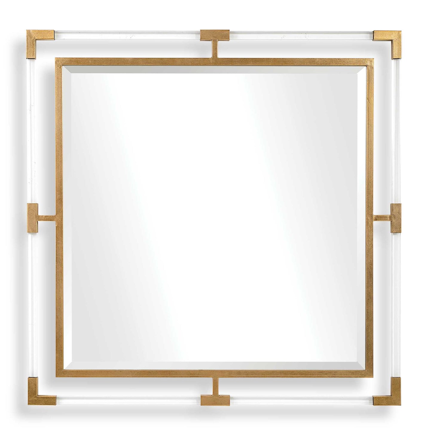 Balkan Golden Square Mirror