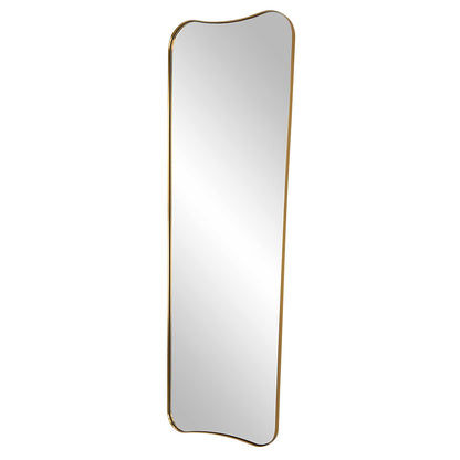 Belvoir Large Antique Brass Mirror