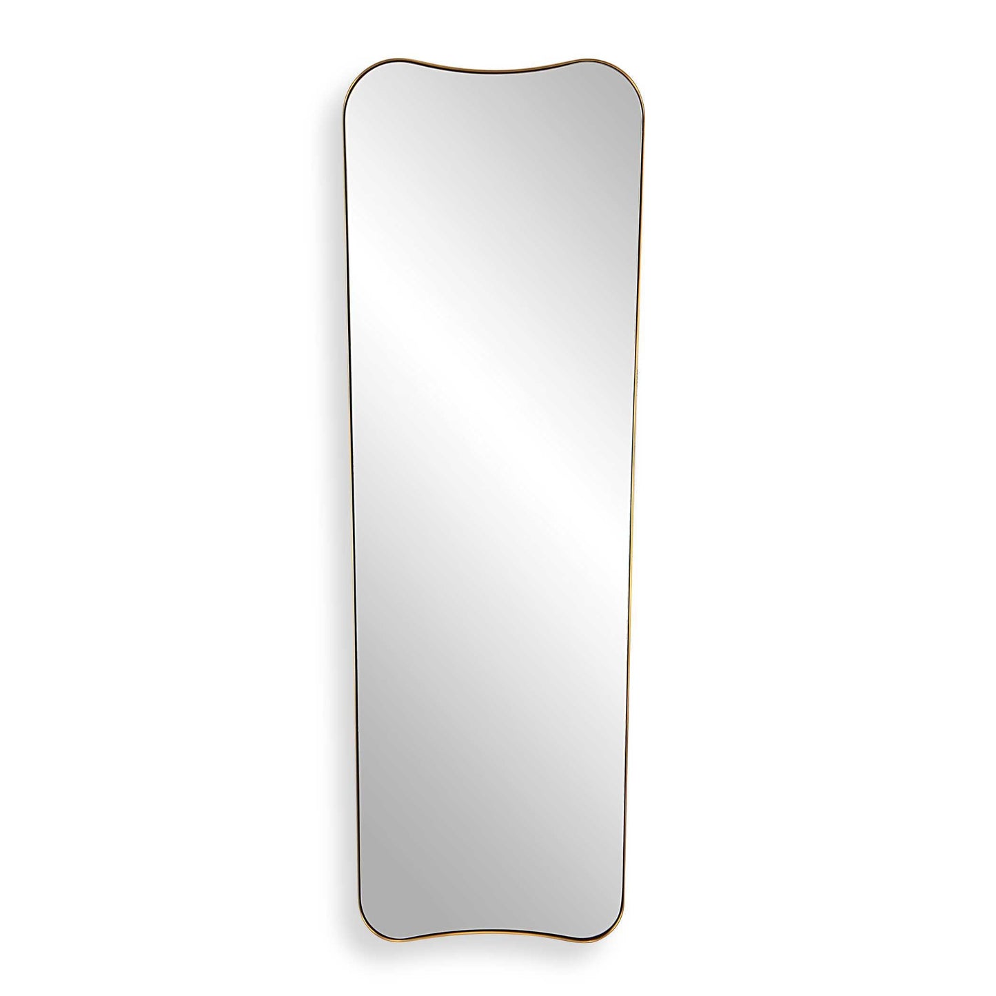Belvoir Large Antique Brass Mirror