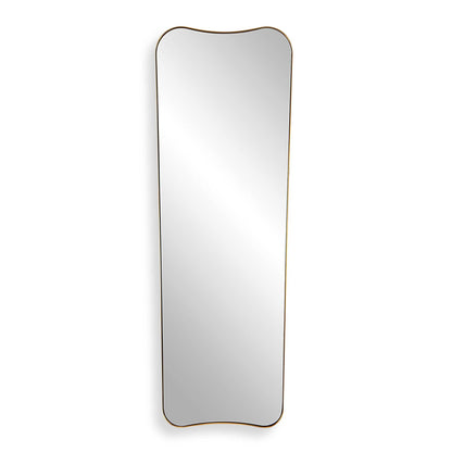 Belvoir Large Antique Brass Mirror