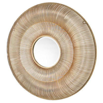 Bauble Round Gold Mirror