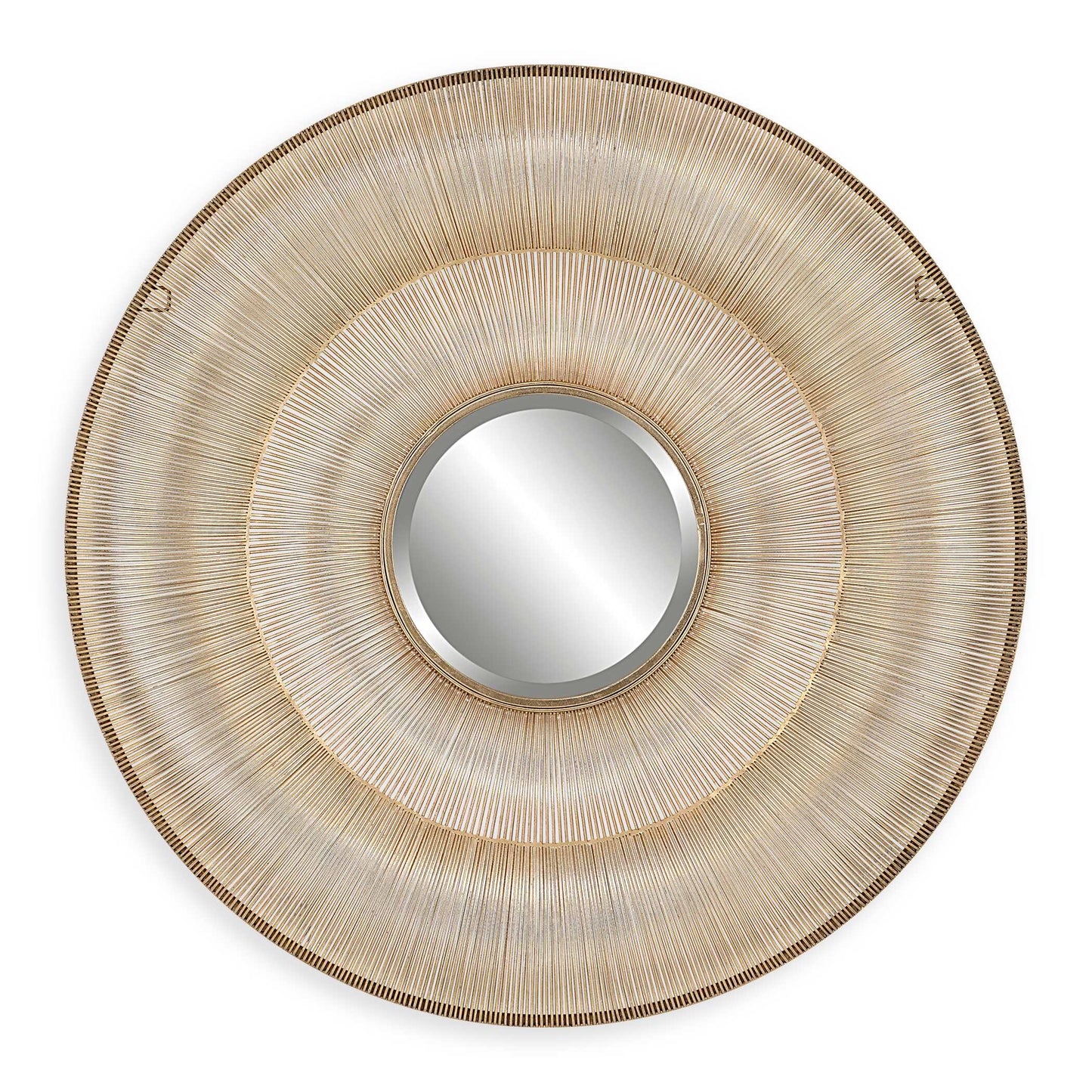 Bauble Round Gold Mirror