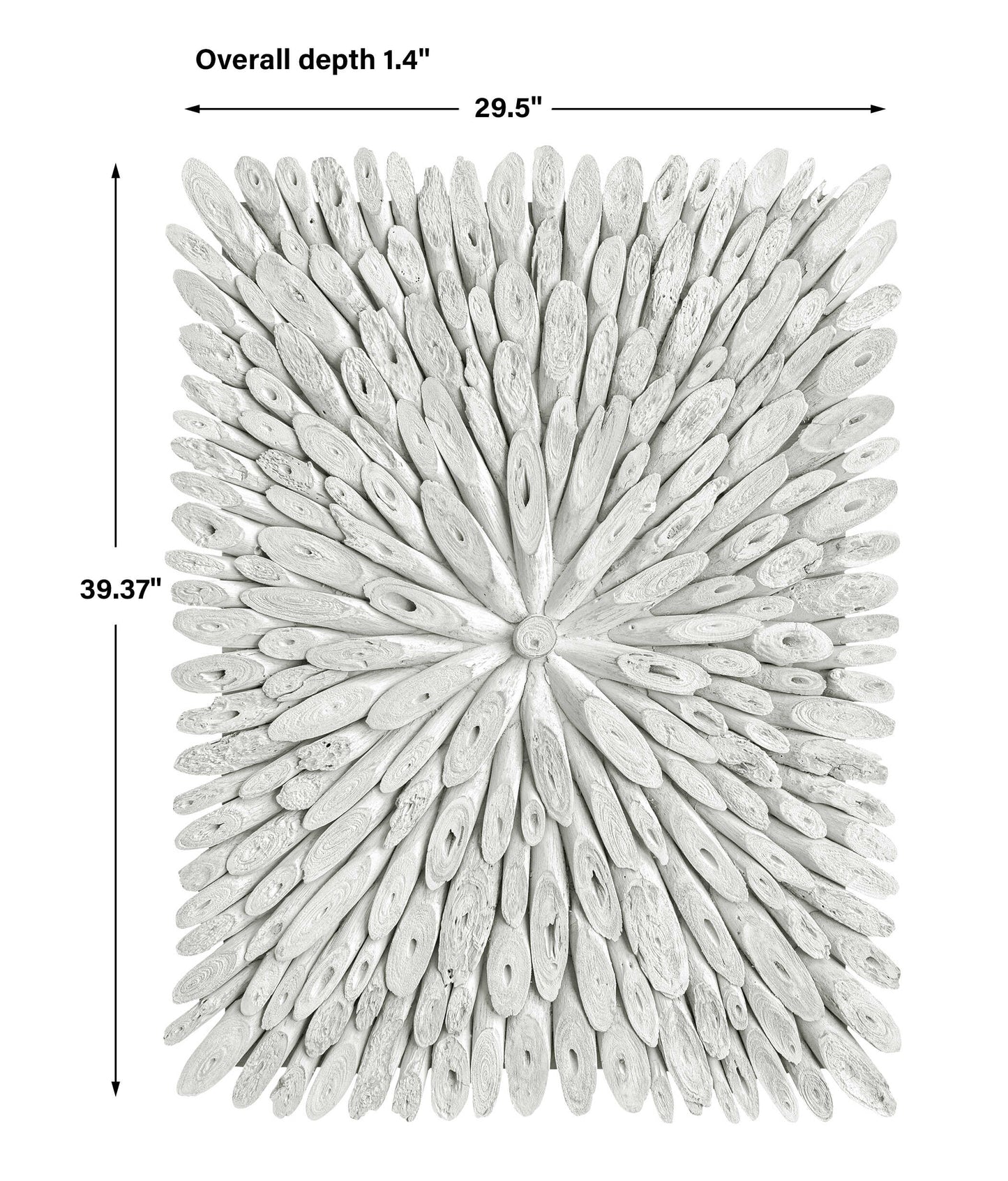 Bahama Wood Whitewashed Wall Decor