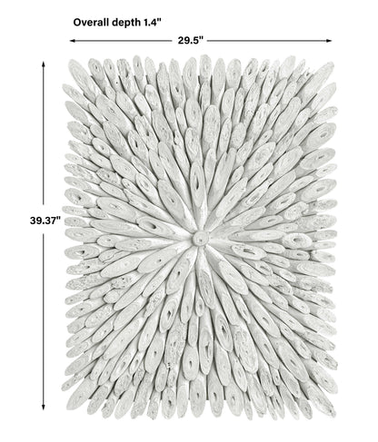 Bahama Wood Whitewashed Wall Decor