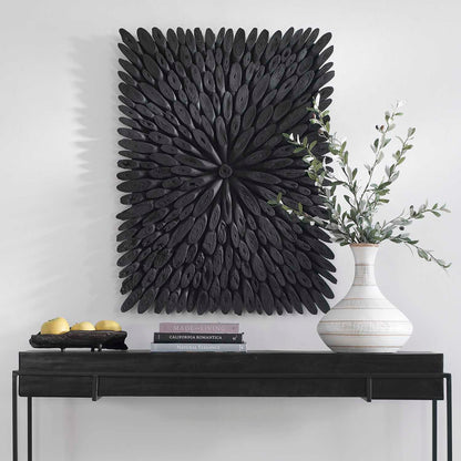Bahama Black Wood Wall Decor