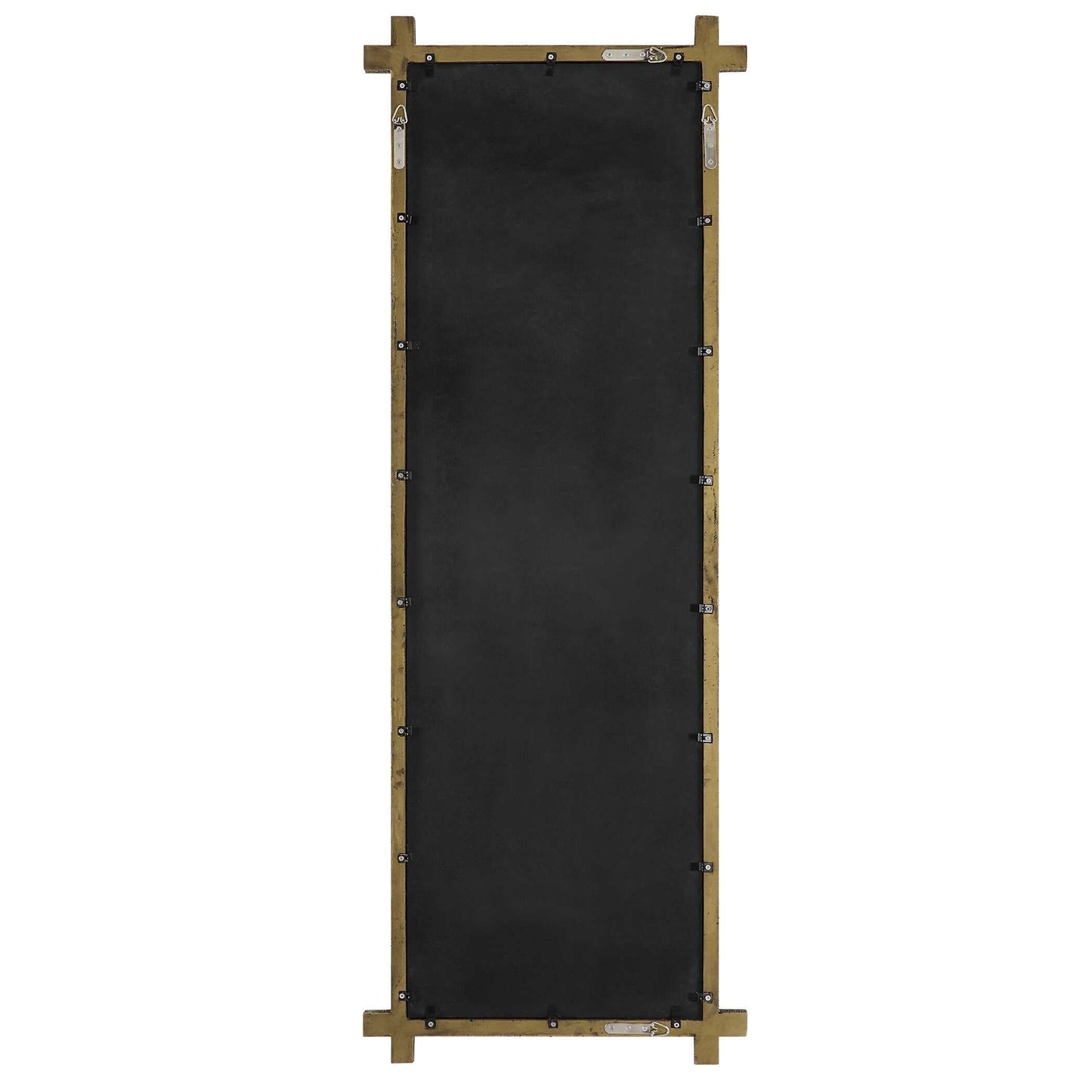 Abanu Ribbed Gold Dressing Mirror
