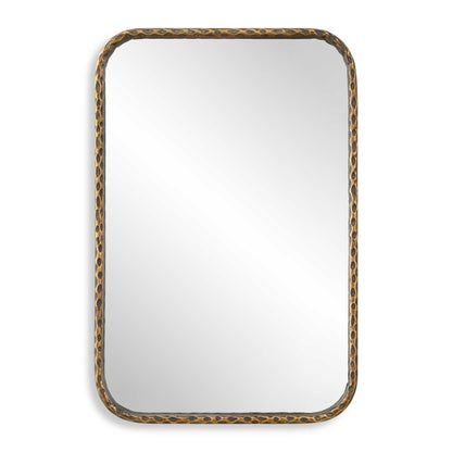 A Little Knotty Bronze Vanity Mirror