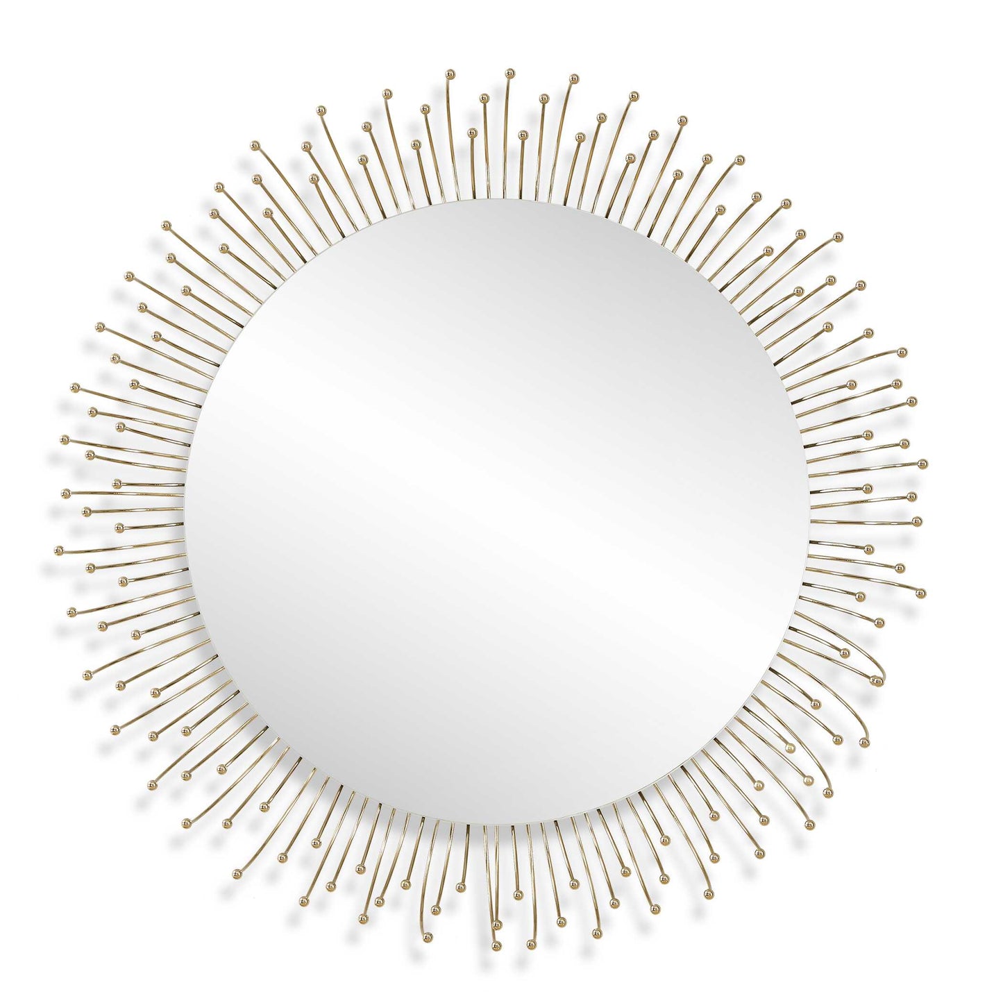 Aga Round Gold Mirror