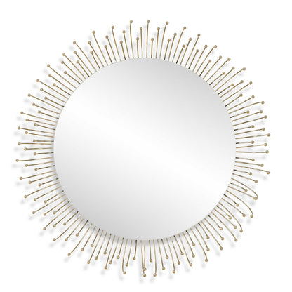 Aga Round Gold Mirror