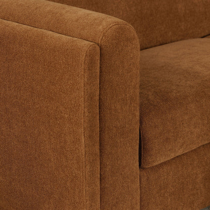 Alora Sofa Fabric Ochre Brown
