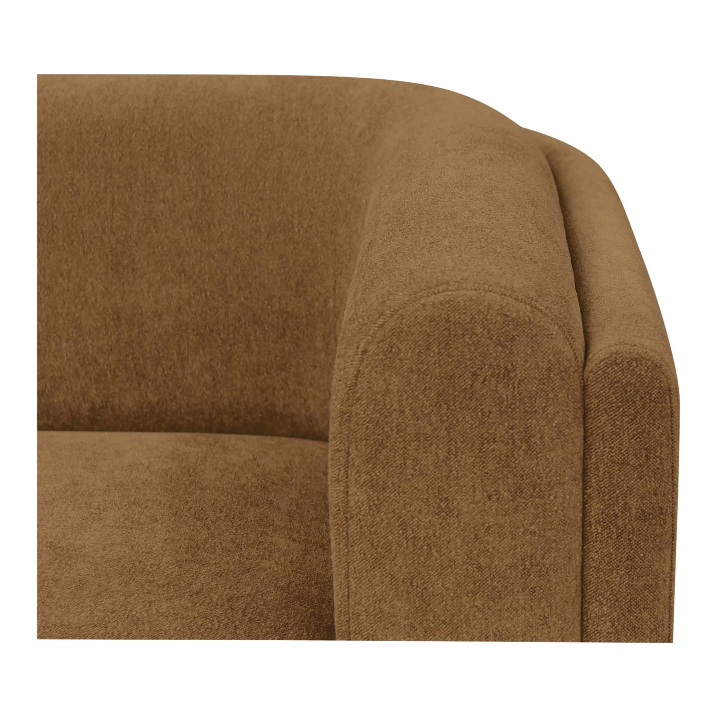 Alora Sofa Fabric Ochre Brown