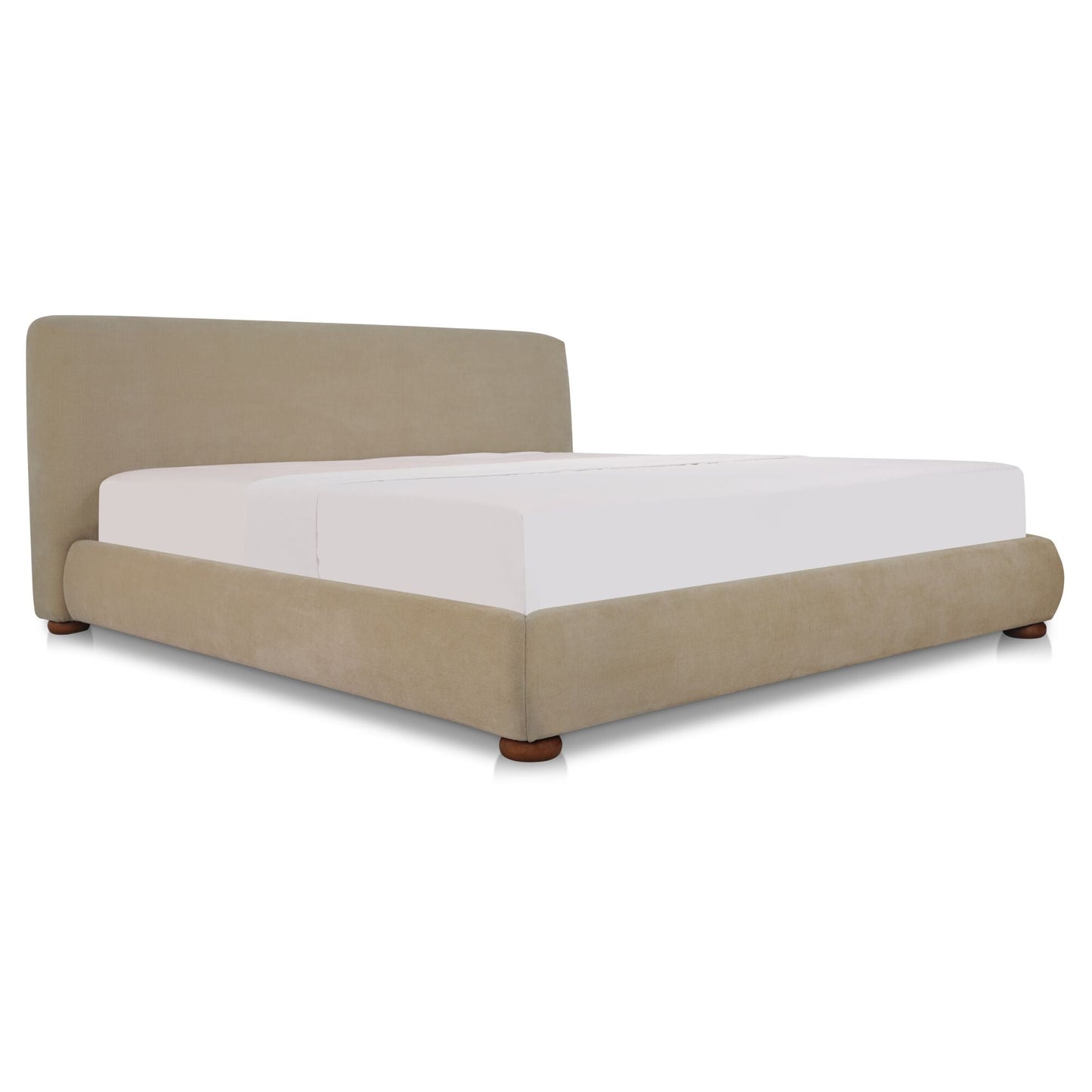 Beau King Storage Bed Warm Beige
