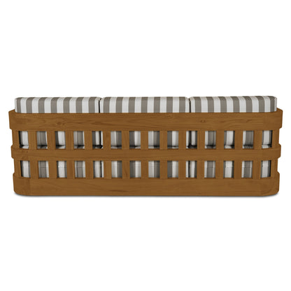 Adelaide Outdoor Sofa Brown Stripe