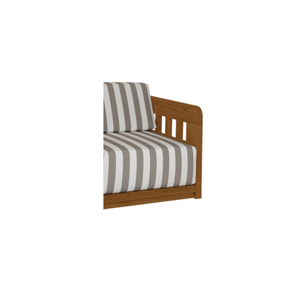 Adelaide Outdoor Sofa Brown Stripe