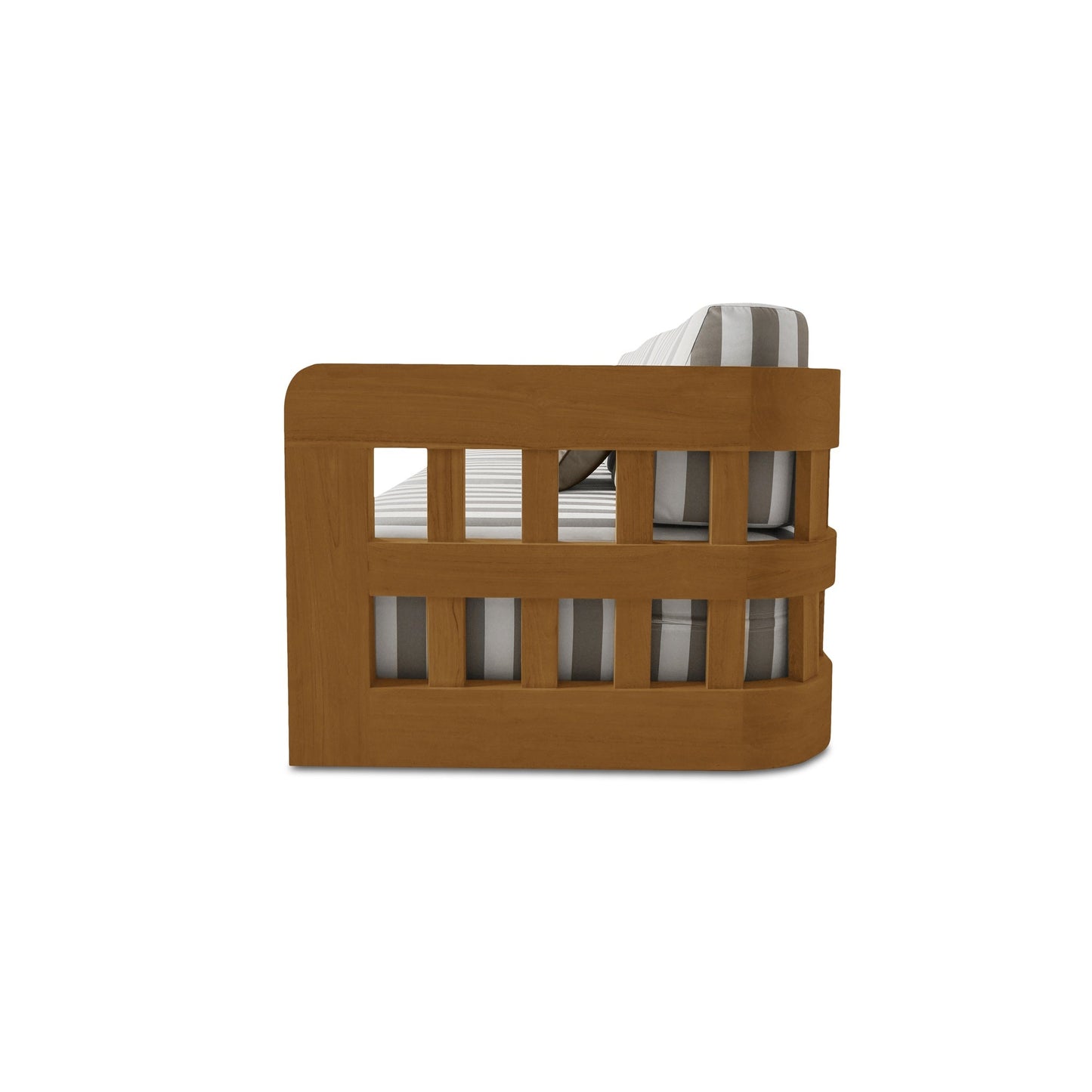 Adelaide Outdoor Sofa Brown Stripe