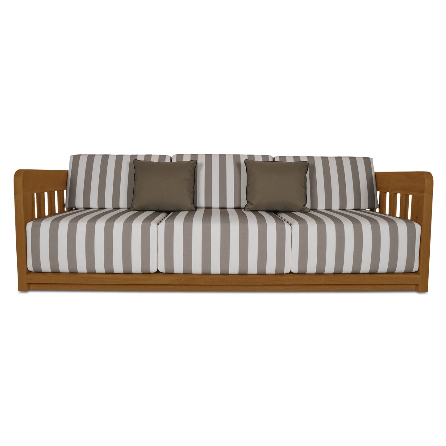 Adelaide Outdoor Sofa Brown Stripe