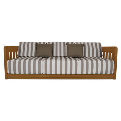 Adelaide Outdoor Sofa Brown Stripe