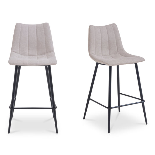 Alibi Bar Stool Beige-Set of Two