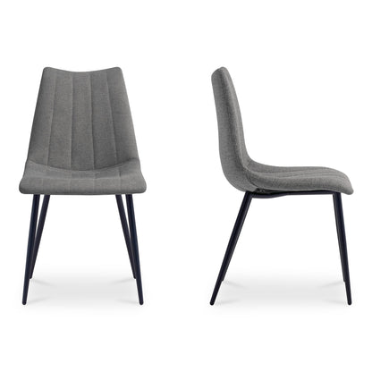 Alibi Dining Chair Dark Grey-Set of Two