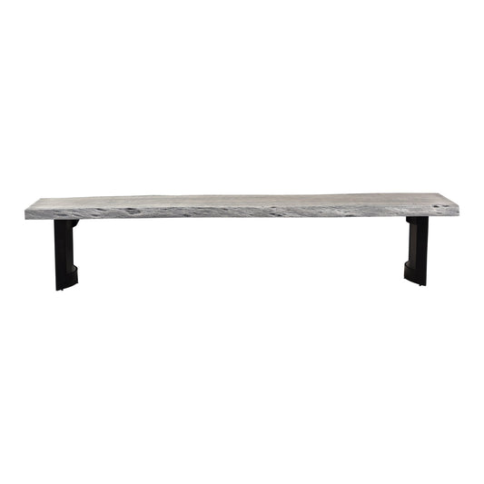 Bent Bench Small Grey