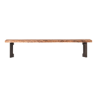 Bent Bench Large Brown