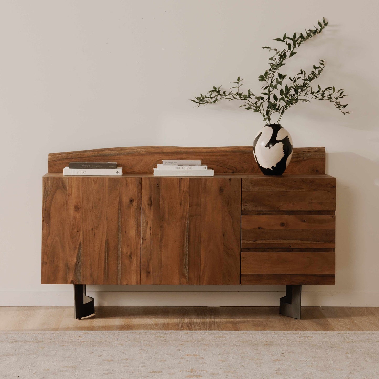 Bent Sideboard 
Brown