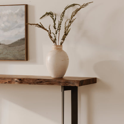 Bent Console Table Brown