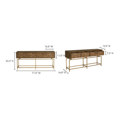 Annecy Console Table Natural